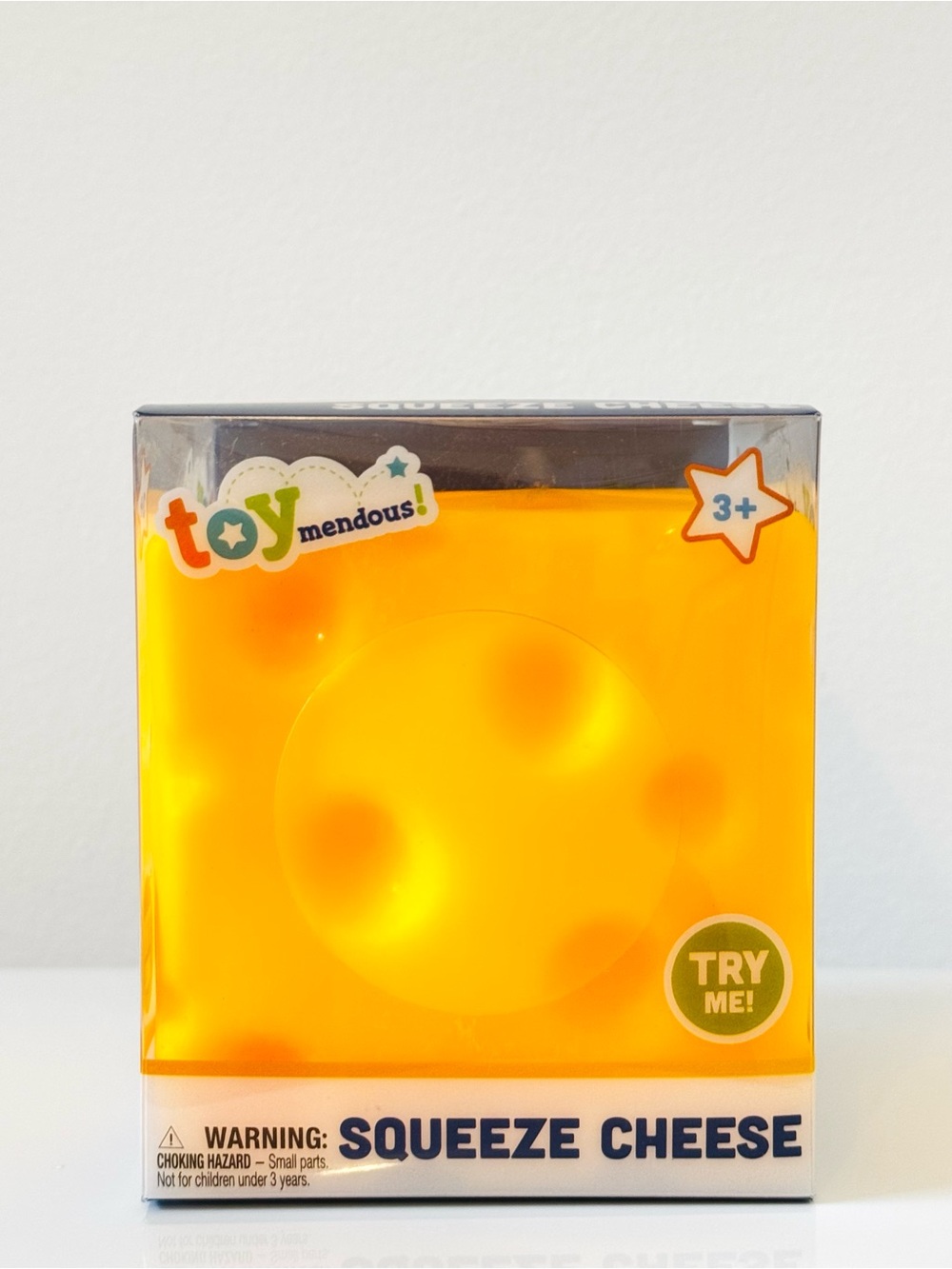 Toymendous Squeeze Cheese Stress Squishy Food Toy Fun Sensory Viral Kawaii Gift